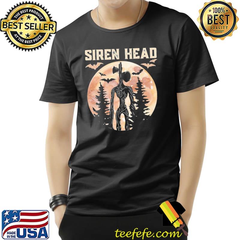 Siren head horror design for halloween shirt