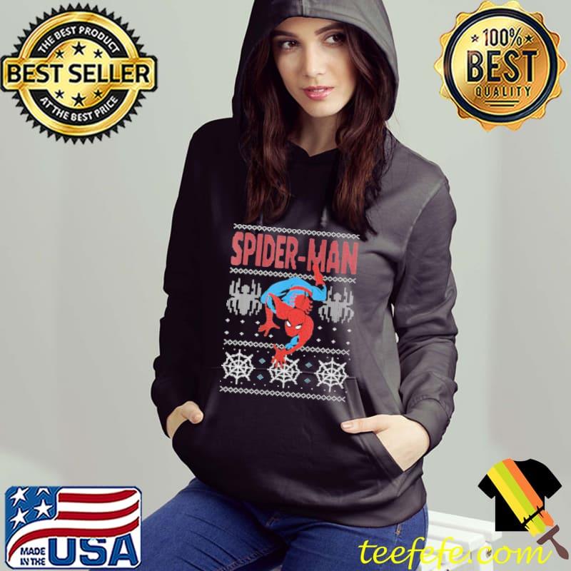 Spider crawl ugly christmas spiderman christmas s Hoodie Spider crawl ugly christmas spiderman christmas s Hoodie