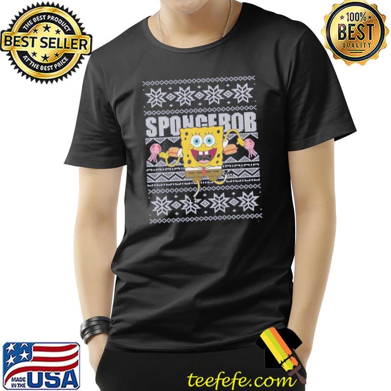 Spongebob squarepants dancing sponge crew neck shirt Spongebob squarepants dancing sponge crew neck shirt