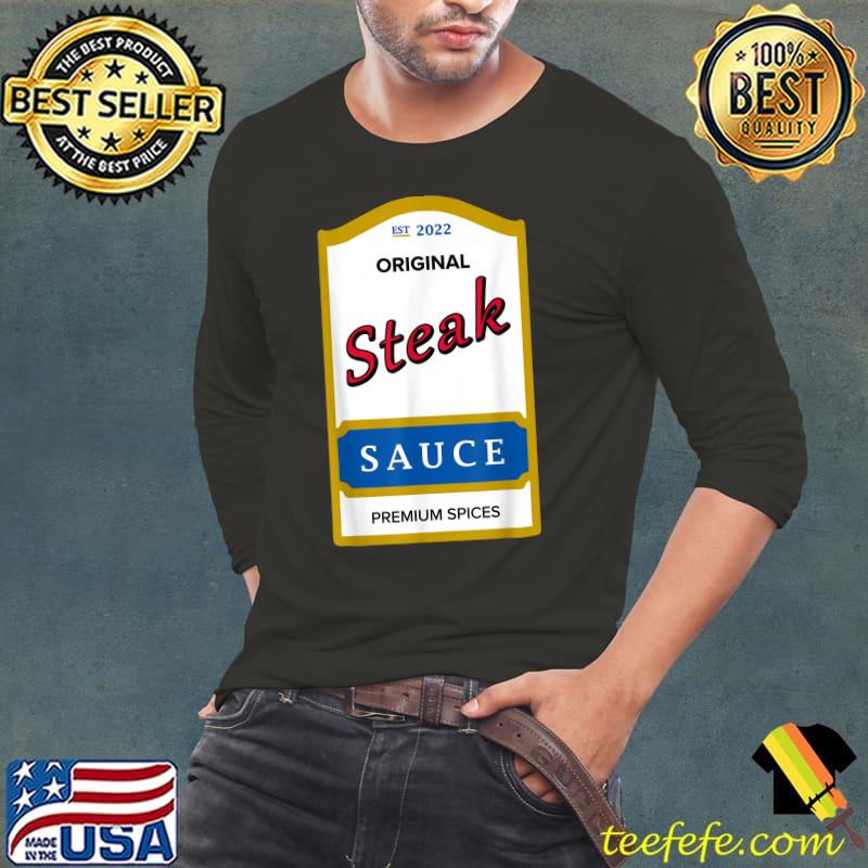 Steak Sauce Spices Costume Matching Couples Groups Halloween T-Shirt Long Sleeve Tee Steak Sauce Spices Costume Matching Couples Groups Halloween T-Shirt Long Sleeve Tee