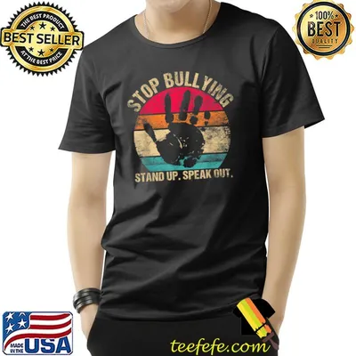 Stop Bullying Stand Up Speak Out Unity Day Vintage T-Shirt