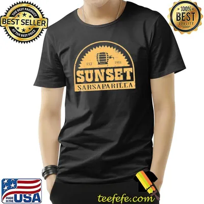Sunset sarsaparillas shirt