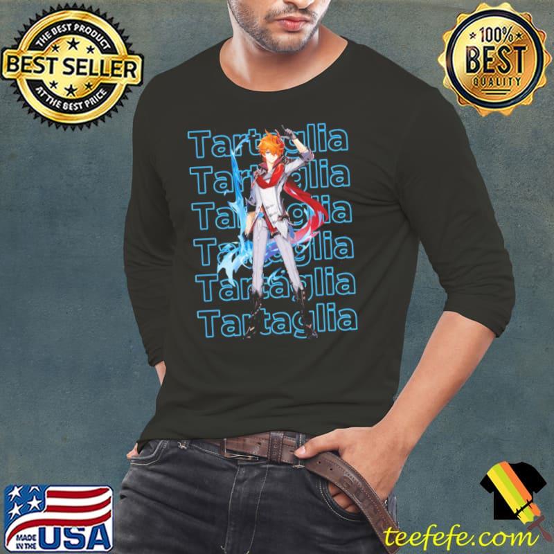 Tartaglia childe genshin impact hydro chracter design s Long Sleeve Tee Tartaglia childe genshin impact hydro chracter design s Long Sleeve Tee