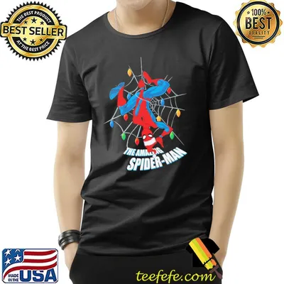 The amazing glow spider man christmas shirt