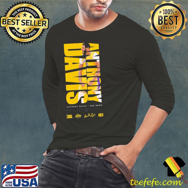 The brow anthony davis number 3 basketball s Long Sleeve Tee The brow anthony davis number 3 basketball s Long Sleeve Tee
