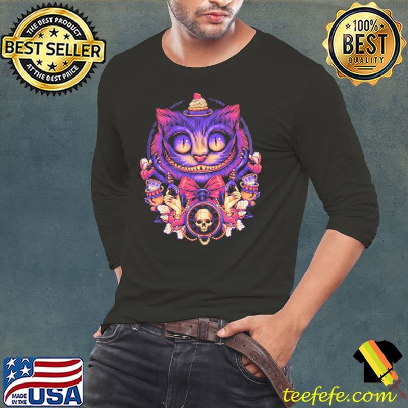 The mysterious smile cat halloween s Long Sleeve Tee The mysterious smile cat halloween s Long Sleeve Tee