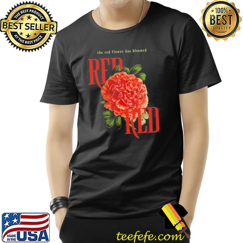 The red flower universe rosery shirt