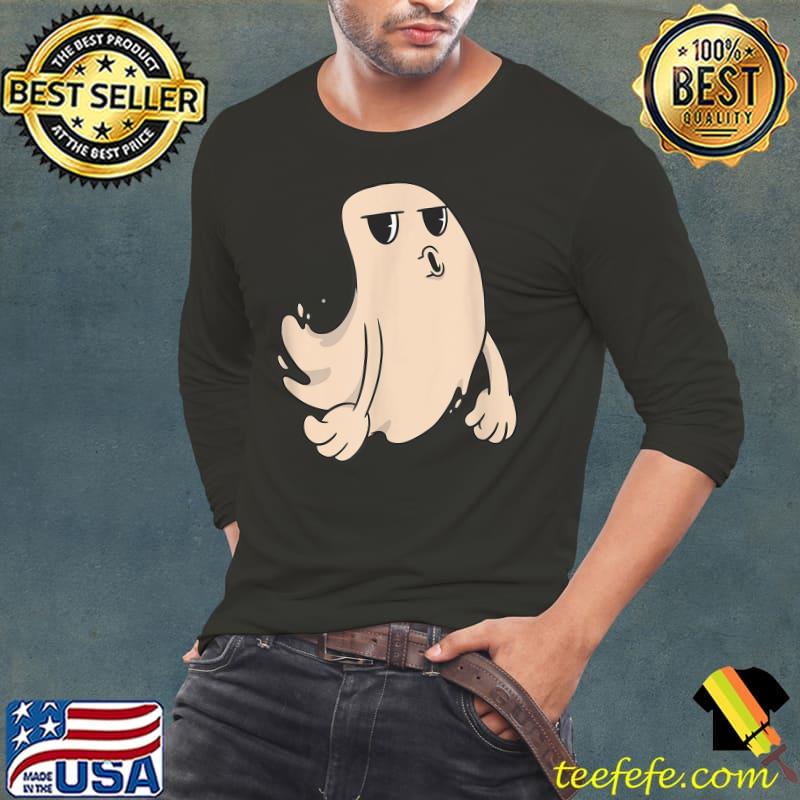 This is boo sheet grumpy halloween ghost T-Shirt Long Sleeve Tee This is boo sheet grumpy halloween ghost T-Shirt Long Sleeve Tee