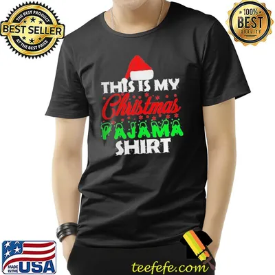 This is my christmas pajama family christmas shirt
