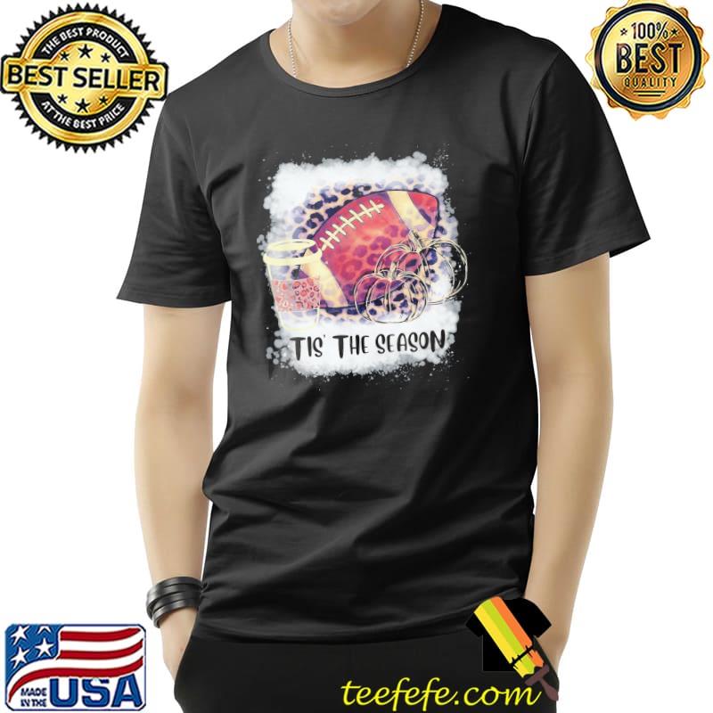 Tis the season fall pumpkin Football coffee shirt