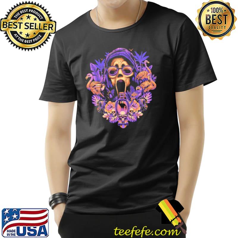 Tropical ghost ghostface oldschool shirt