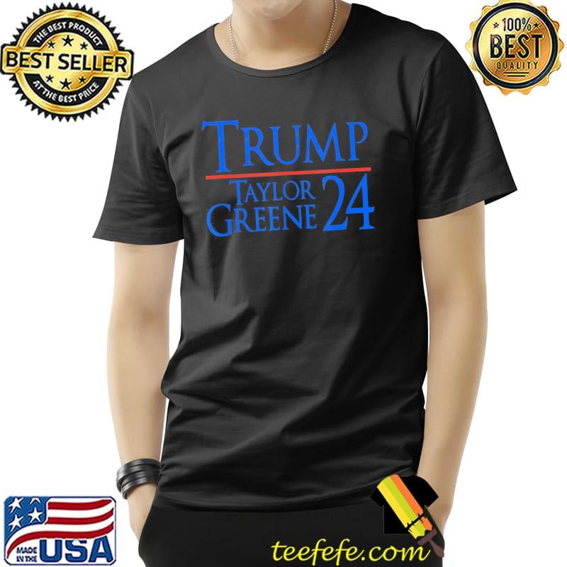 Trump greene 2024 gop maga republican president VP shirt