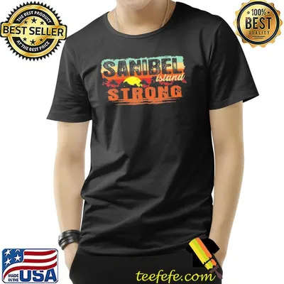 Vintage sunset sanibel island fl sanibel island strong shirt