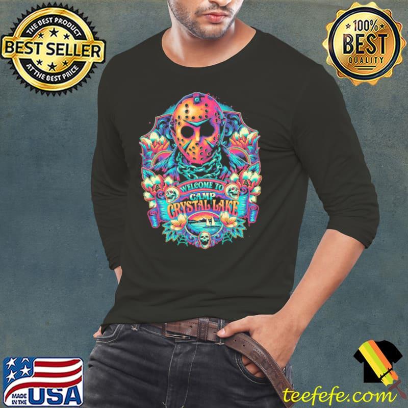 Welcome to the camp crystal lake mr jason jason voorhees s Long Sleeve Tee Welcome to the camp crystal lake mr jason jason voorhees s Long Sleeve Tee
