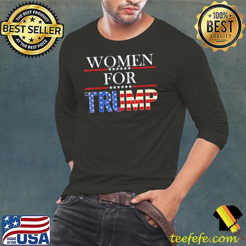 Women for Trump Trump girl trump's rally Trump supporters s Long Sleeve Tee Women for Trump Trump girl trump's rally Trump supporters s Long Sleeve Tee