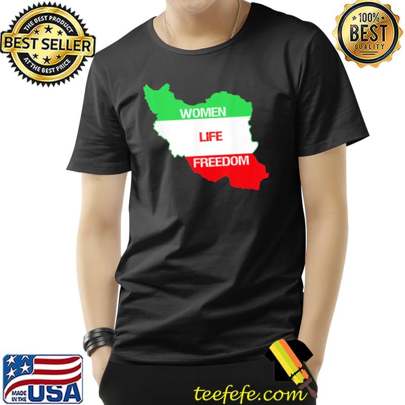 Women life freedom cute iranian flag women of Iran shirt Women life freedom cute iranian flag women of Iran shirt