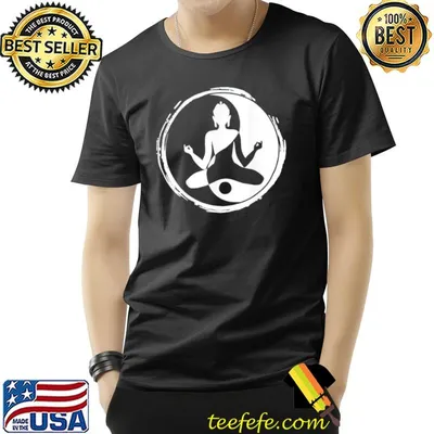 Yin yang design spiritual yoga meditation zen buddhism shirt