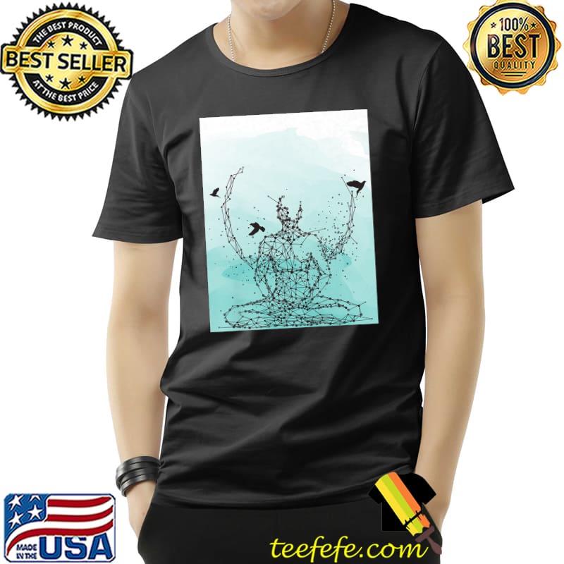 Yoga Bird Motivational Meditation Is A Way Of Life Water T-Shirt