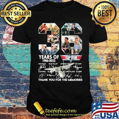 36 Years Of 1986 2022 Top Gun Shirt