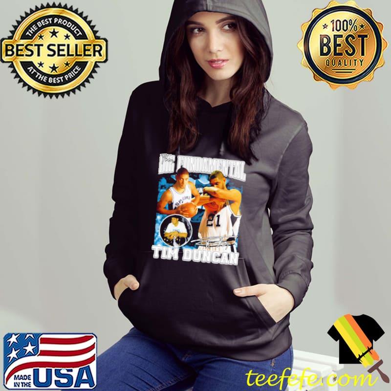 90s basketball legend tim duncan the big fundamental s Hoodie 90s basketball legend tim duncan the big fundamental s Hoodie