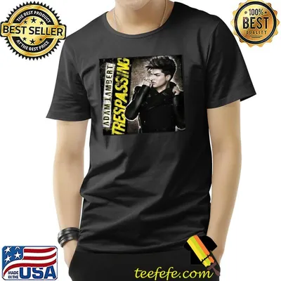 Adam lambert trespassing trending shirt