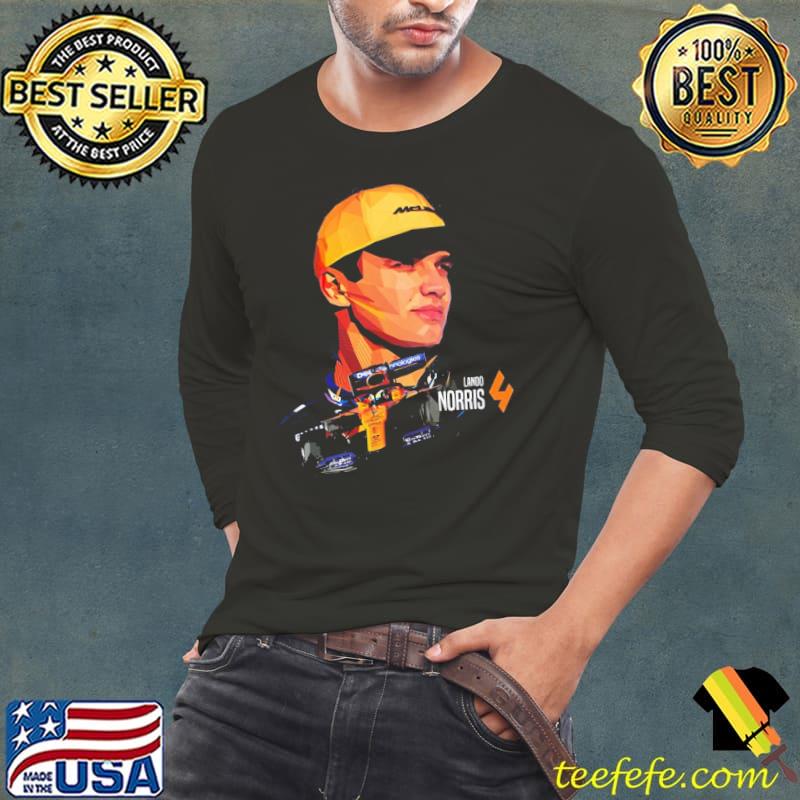 Aesthetic design f1 pro lando norris low poly v2 classic s Long Sleeve Tee Aesthetic design f1 pro lando norris low poly v2 classic s Long Sleeve Tee