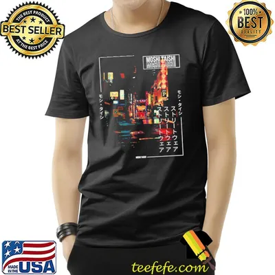Aesthetic japanese cyberpunk tokyo streetwear graphic classic shirt