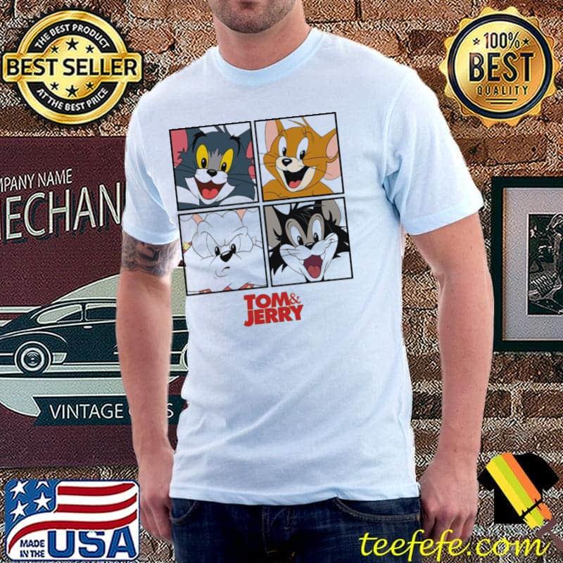 All characters in tom and jerry funny cartoon shirt