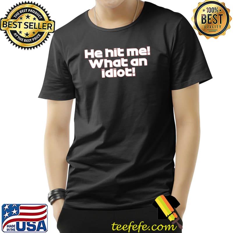 Alo he hit me what an idiot fernando alonso classic shirt