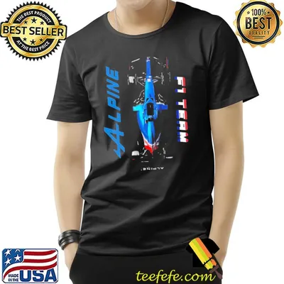 Alpine f1 team car racing design classic shirt