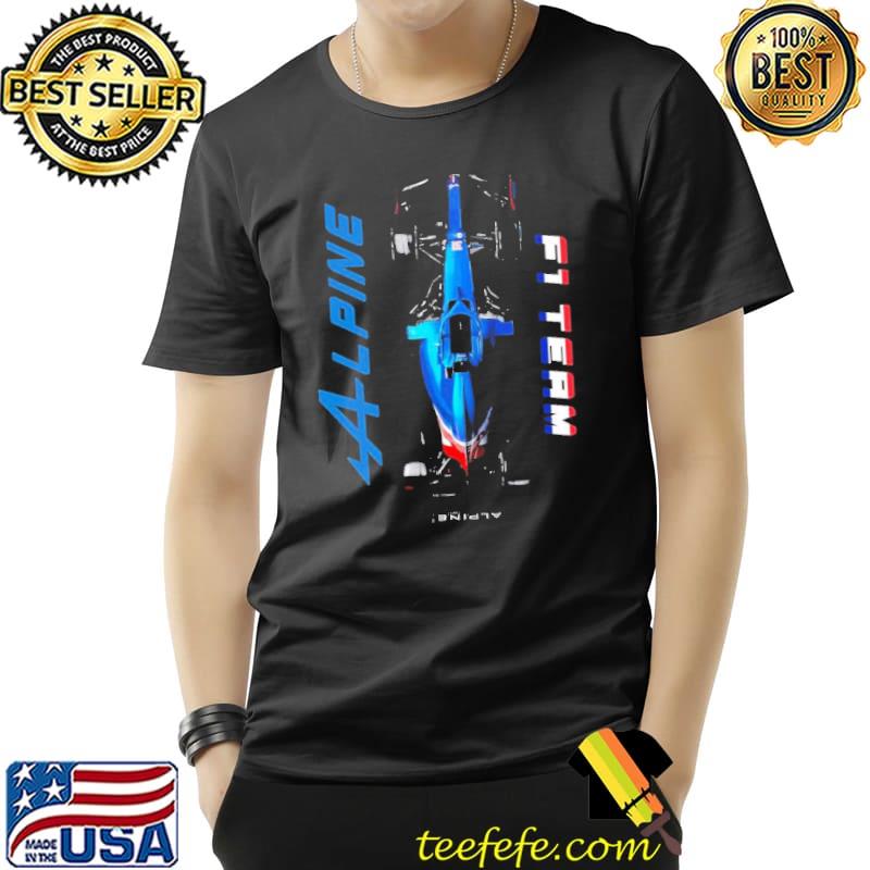 Alpine f1 team car racing design classic shirt