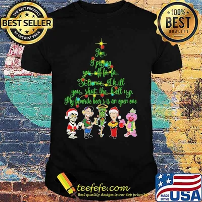 Am I Pissing You Off Fa Fa Peanut Jeff Dunham Christmas Tree Shirt