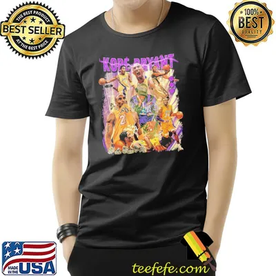 An old design of Lakers basketball Kobe Bryant shirt