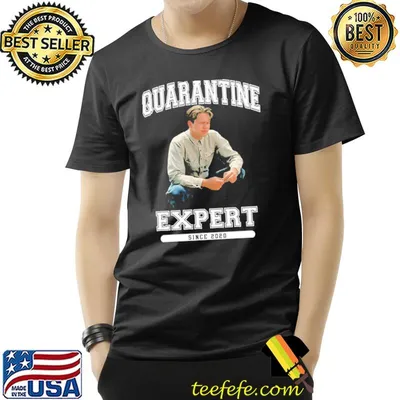 Andy dufresne quarantine expert the shawshank redemption shirt