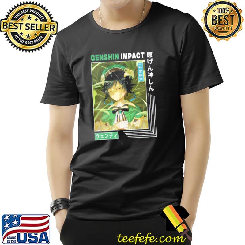 Anemo character sleeping ventI genshin impact classic shirt Anemo character sleeping ventI genshin impact classic shirt