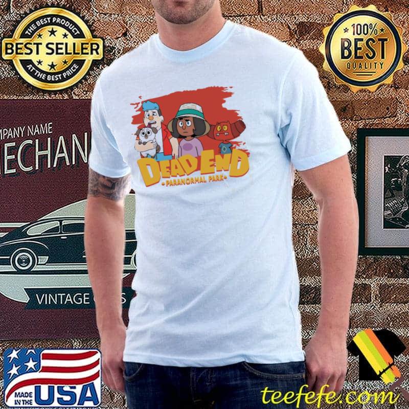 Animated movie dead end paranormal park characters classic shirt