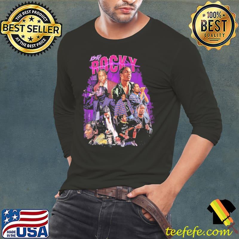 Asap rocky design rapper collage s Long Sleeve Tee Asap rocky design rapper collage s Long Sleeve Tee