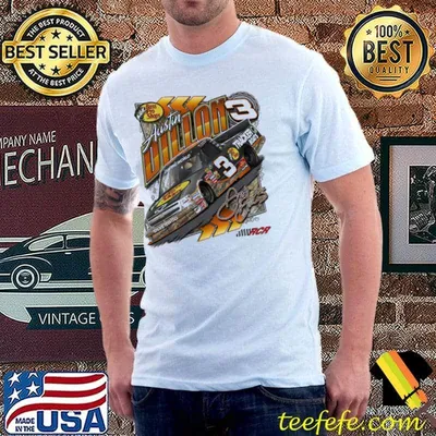Austin dillon signature car racing shirt