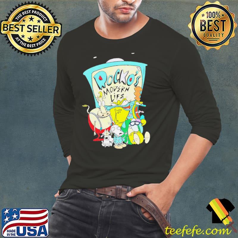 Awesome rocko's modern life t v with characters classic s Long Sleeve Tee Awesome rocko's modern life t v with characters classic s Long Sleeve Tee