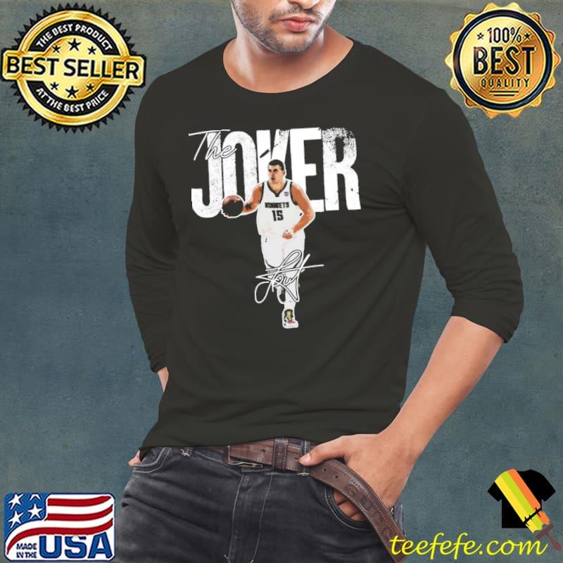 Basketball denver signature nikola jokic the joker vintage clasisc s Long Sleeve Tee Basketball denver signature nikola jokic the joker vintage clasisc s Long Sleeve Tee