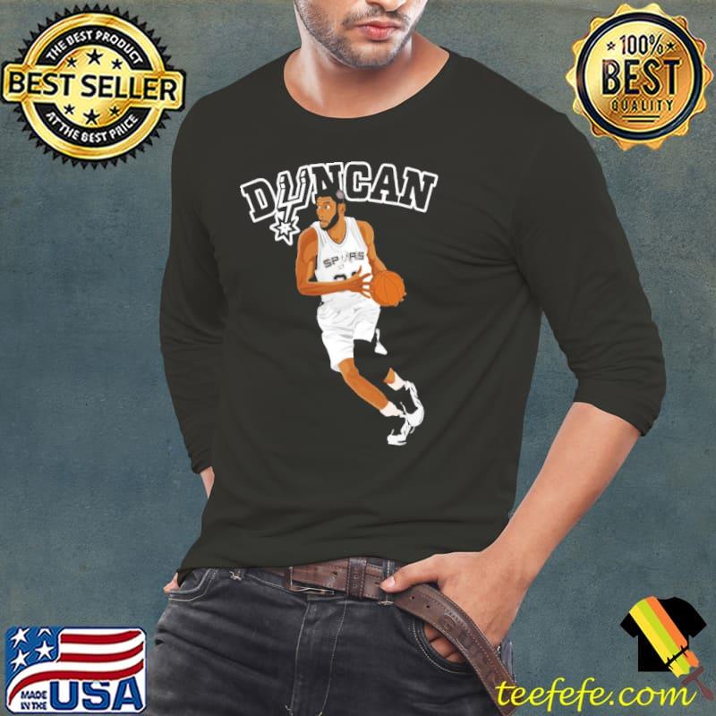 Basketball legend tim duncan fanart s Long Sleeve Tee Basketball legend tim duncan fanart s Long Sleeve Tee