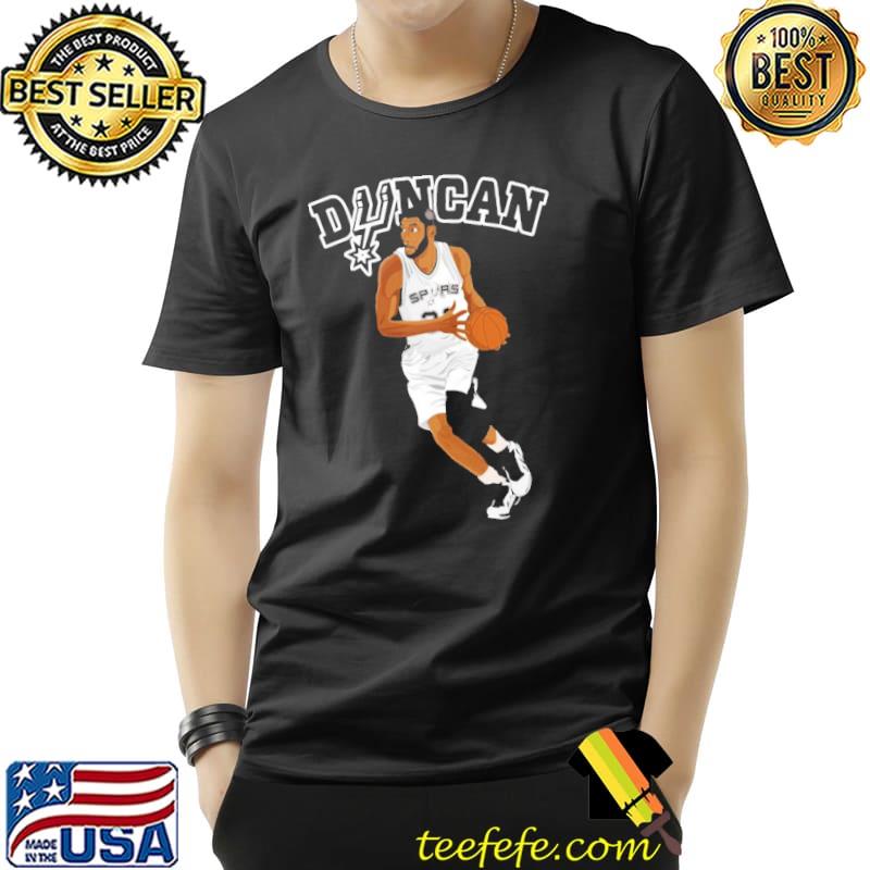 Basketball legend tim duncan fanart shirt