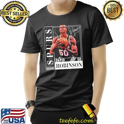 Basketball signature graphic david robinson shirt