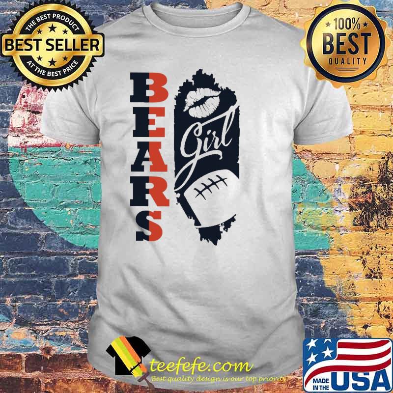 Bears Girl Lip Baseball Shirt
