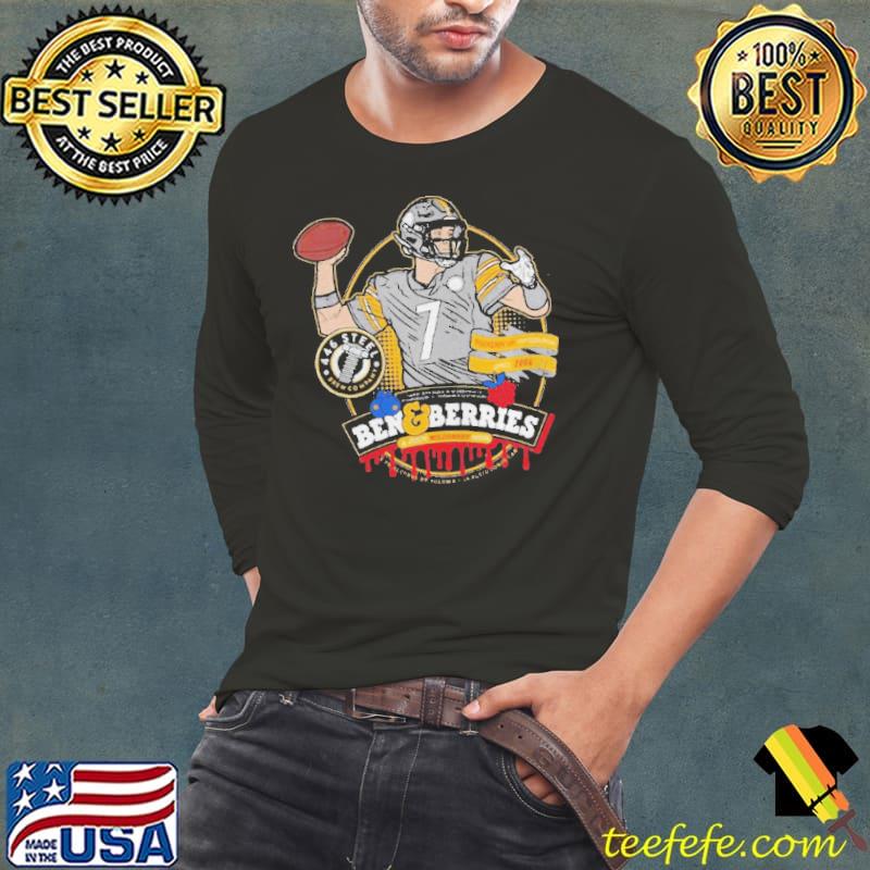 Ben roethlisberger Pittsburgh Steelers ben and berries a juioy wildberry sour classic s Long Sleeve Tee Ben roethlisberger Pittsburgh Steelers ben and berries a juioy wildberry sour classic s Long Sleeve Tee