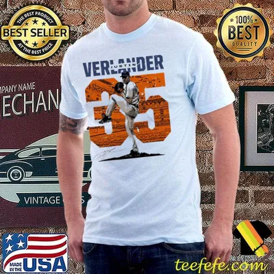 Best houston player justin verlander 35 vintage sport shirt