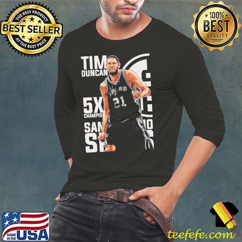 Big fundamental fanart tim duncan s Long Sleeve Tee Big fundamental fanart tim duncan s Long Sleeve Tee