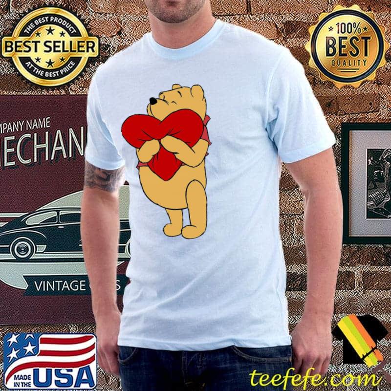 Big heart for you winnie the pooh disney character shirt