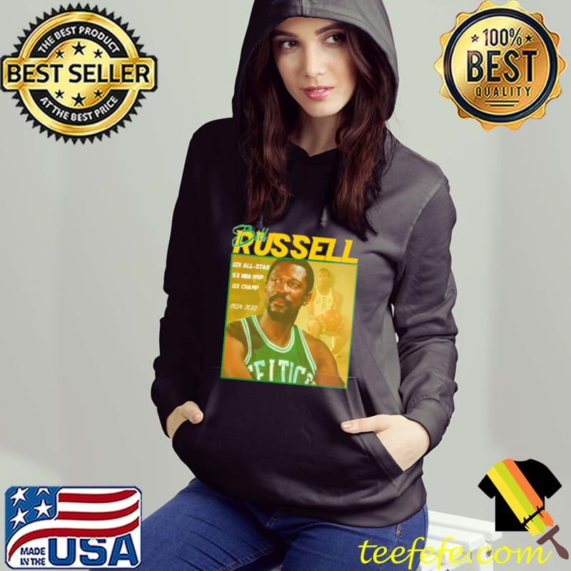 Bill russell 1934 2022 basketball 90s star s Hoodie Bill russell 1934 2022 basketball 90s star s Hoodie