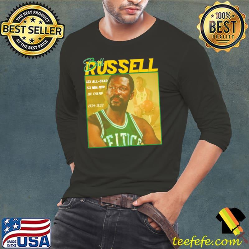 Bill russell 1934 2022 basketball 90s star s Long Sleeve Tee Bill russell 1934 2022 basketball 90s star s Long Sleeve Tee